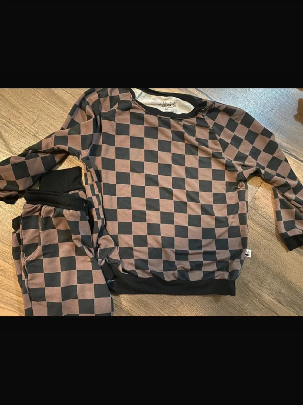 Bamboo French terry jogger set EUC 5/6
